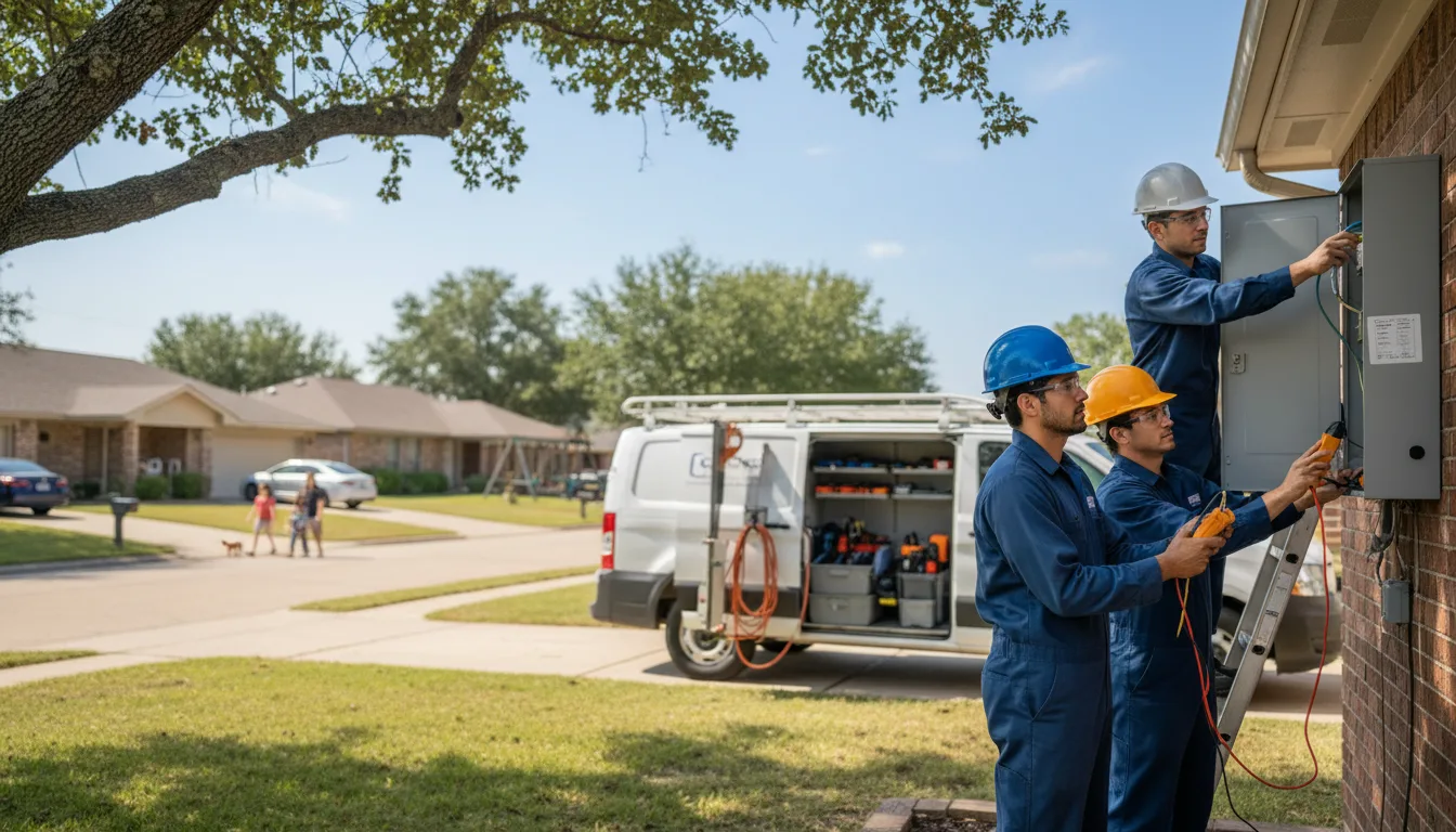 Certified electrician providing emergency electrical services in Benton, KS
